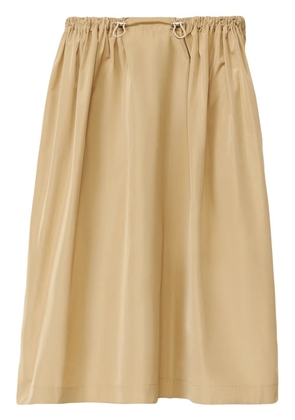 Fabiana Filippi pleated midi skirt - Neutrals