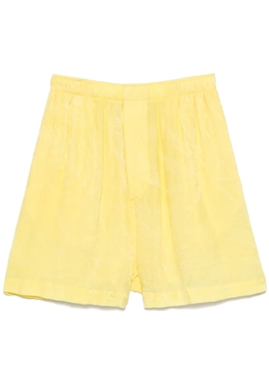 Balenciaga crinkled shorts - Yellow