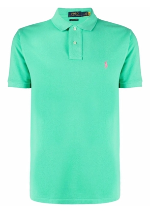 Polo Ralph Lauren embroidered-logo piqué polo shirt - Green
