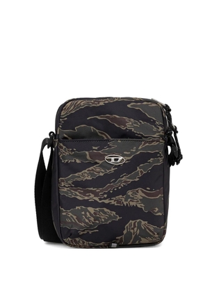 Diesel metal-logo bag - Black