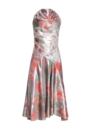 Diesel floral midi dress - Silver