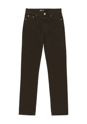 Bimba y Lola cotton straight-leg jeans - Brown