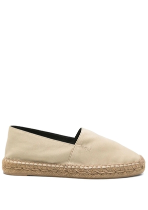 Saint Laurent cotton espadrilles - Neutrals