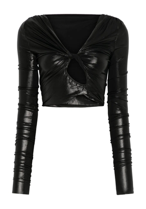 Rick Owens Lilies Jade crop top - Black