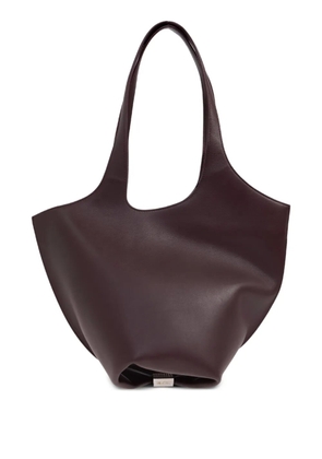 The Attico medium La Scoop tote bag - Brown