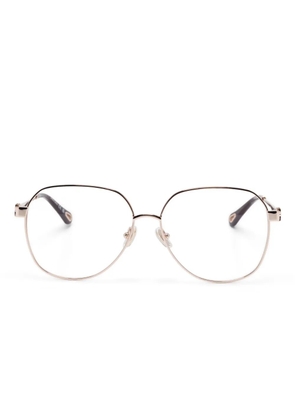 Chloé Eyewear butterfly-frame glasses - Gold