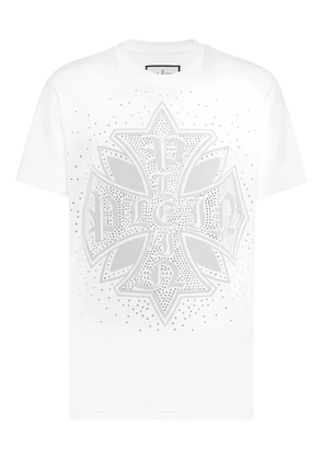 Philipp Plein stud-embellished T-shirt - White