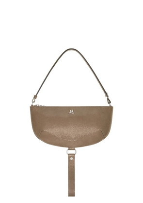 Courrèges Holy Eclipse leather shoulder bag - Brown