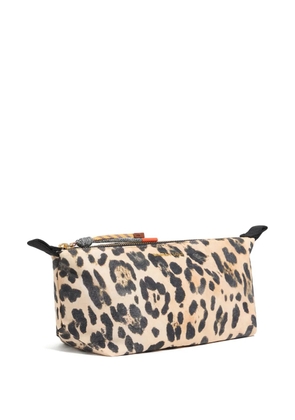 Bimba y Lola leopard-print cosmetic pouch - Neutrals