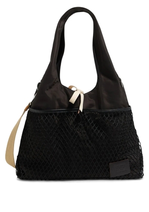 Bimba y Lola large Paper shoulder bag - Black