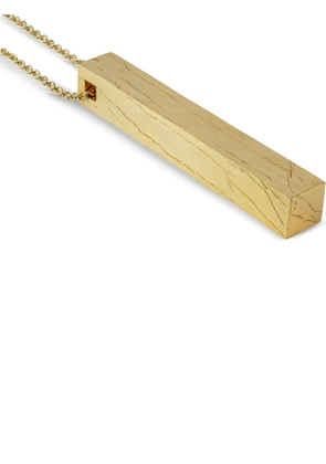 Parts of Four Cuboid necklace - Gold