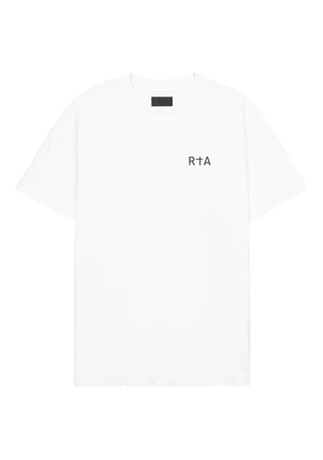 RTA Colin logo-print T-shirt - White
