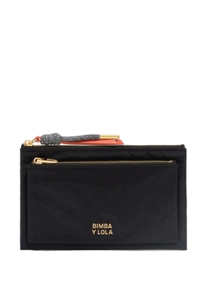 Bimba y Lola logo-detail wallet - Black