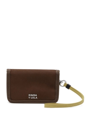 Bimba y Lola wrist-strap wallet - Brown