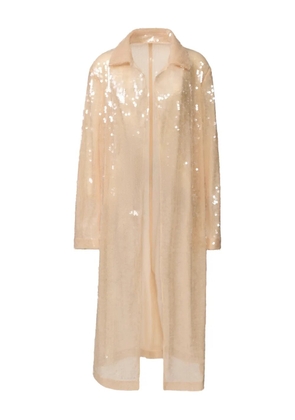 Fabiana Filippi sequin-embellished coat - Neutrals