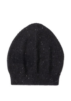 Fabiana Filippi sequined beanie hat - Black