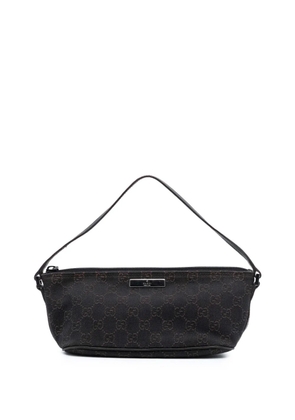 Gucci Pre-Owned 2000-2015 GG Denim Boat shoulder bag - Brown