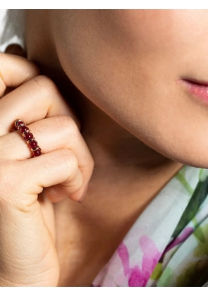 SHAY sapphire heart-shape studs earrings - Pink