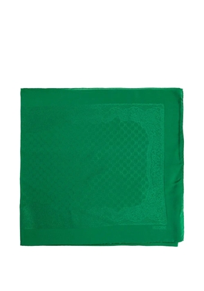 Moschino jacquard silk scarf - Green
