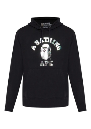 A BATHING APE® logo-print hoodie - Black
