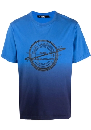 Karl Lagerfeld Athleisure logo-print T-shirt - Blue