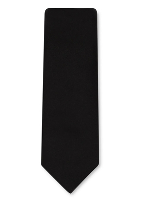Dolce & Gabbana pointed-tip silk tie - Black