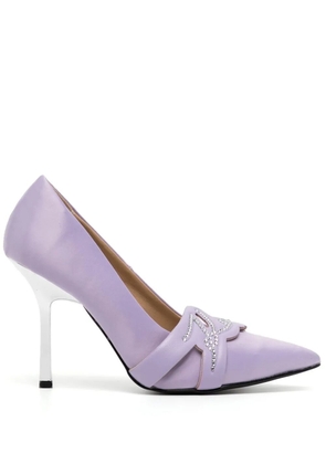 Karl Lagerfeld Sarabande Signature Logo Court pumps - Purple