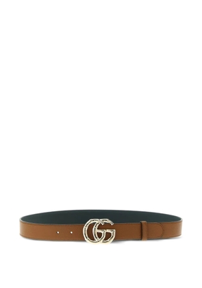 Gucci buckle leather belt - Brown