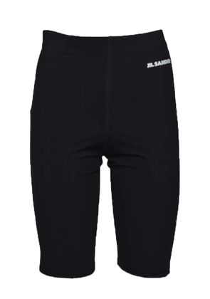 JIL SANDER+ cotton biker shorts - Black