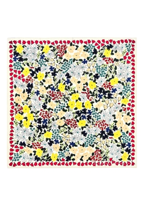 Bimba y Lola floral-print square scarf - Neutrals