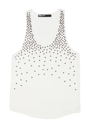 Bimba y Lola studded sleeveless T-shirt - White