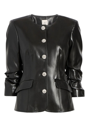Cinq A Sept Chris scrunch detail jacket - Black