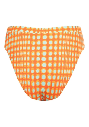 Christopher John Rogers Wiggle Dot bikini bottom - Orange