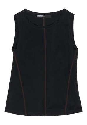 Bimba y Lola seam-detail sleeveless top - Black