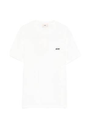 Autry logo-embroidered T-shirt - White