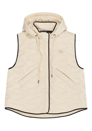 Bimba y Lola hooded quilted gilet - Neutrals