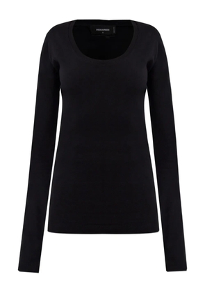 DSQUARED2 round-neck long-sleeve top - Black