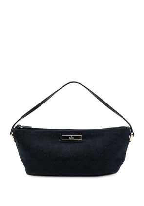 Gucci Pre-Owned 2000-2015 GG Canvas Boat shoulder bag - Black