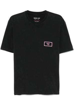 Martine Rose raised-logo T-shirt - Black