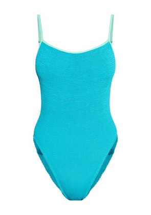 Bond-eye Contrast swimsuit - Blue