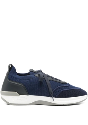 Brioni lace-up panelled sneakers - Blue