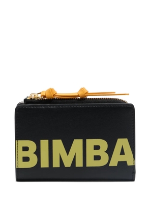 Bimba y Lola leather flap wallet - Black