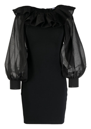 Karl Lagerfeld Pick Big Collar Dress - Black