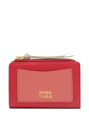 Bimba y Lola zip-fastening panelled wallet - Red