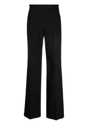 TWINSET high-waisted straight-leg trousers - Black