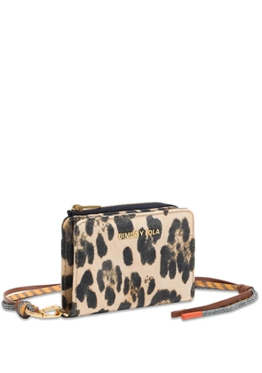 Bimba y Lola leopard-print wallet - Neutrals