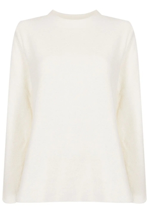 Osklen crew-neck raw-hem T-shirt - White