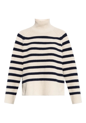 MUNTHE striped turtleneck sweater - Neutrals