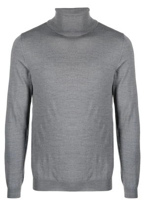 Zanone roll-neck fine-knit jumper - Grey