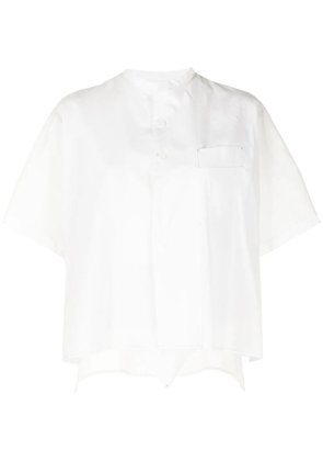 Y's oversized short-sleeve shirt - White